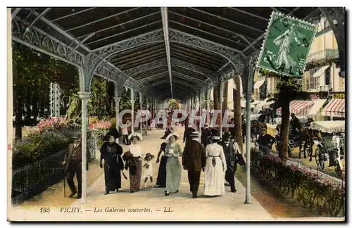 Vichy Cartes postales Les galeries couvertes