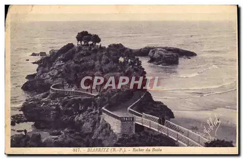 Biarritz Cartes postales Rocher du Basta