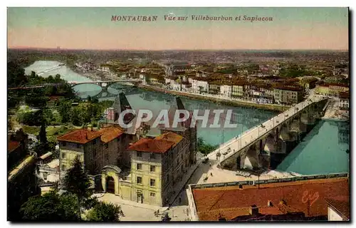 Montauban Cartes postales Vue sur Vileurbon et Sapiacou