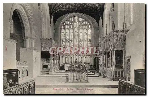 Great Britain Arundel Ansichtskarte AK Interior Fitzalan Chapel