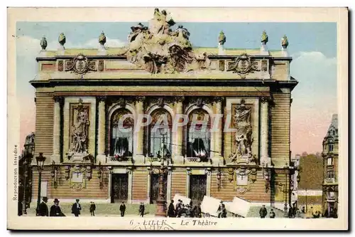 Lille Cartes postales Le theatre