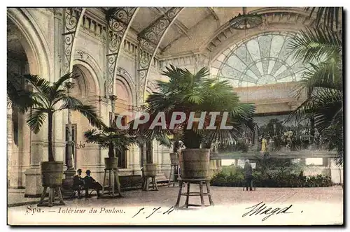 Belgie Belgique Spa Cartes postales Interieur du Pouhou