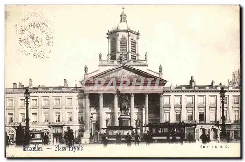 Belgie Belgique BRuxelles Cartes postales Place royale