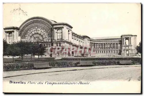 Belgie Belgique BRuxelles Ansichtskarte AK Parc du cinquantenaire Musee