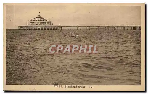 Belgie Belgique Blankenberghe Ansichtskarte AK Pier