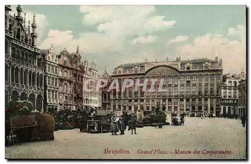 Belgie Belgique Bruxelles Ansichtskarte AK Grand palais Maison des Corporations