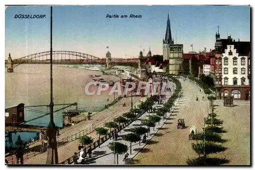 Allemagne Dusseldorf Cartes postales Partie am Rhein