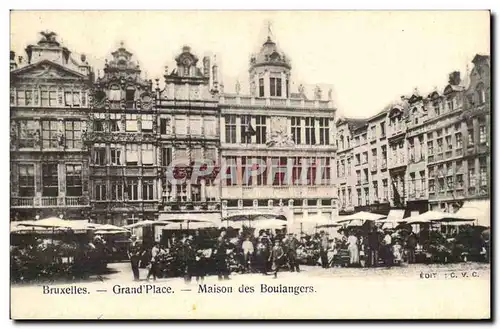 Belgie Belgique Bruxelles Cartes postales Maison des Boulangers