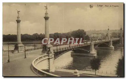 Belgie Belgique Liege Ansichtskarte AK Pont de Fragnee