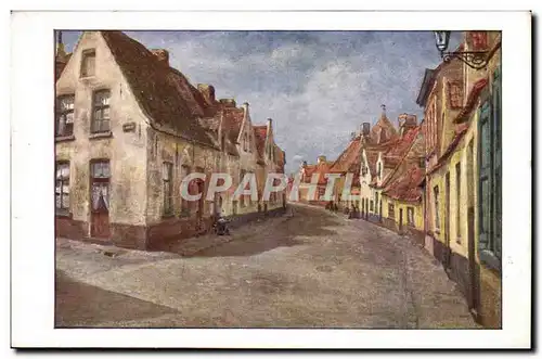 Belgie Belgique Bruges Cartes postales Rue du Rouleau