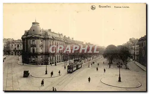 Belgie Belgique Bruxelles Ansichtskarte AK Avenue Louise