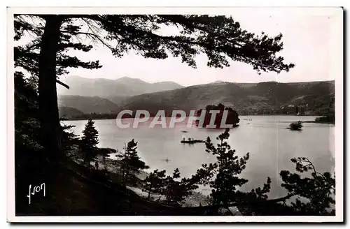 Environs du Mont Dore Ansichtskarte AK Le lac Chambon (880m)