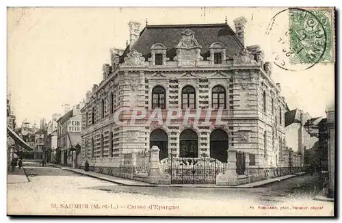 Saumur Cartes postales CAisse d&#39epargne