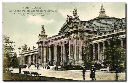 Paris Cartes postales Le grand palais des Champs Elysees (construit par Deglane Louvet et Thomas) pour &#39expos