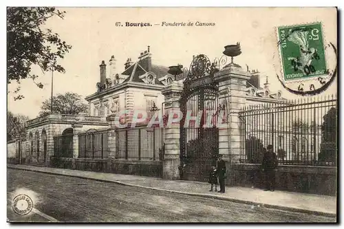 Bourges Ansichtskarte AK Fonderie de canons