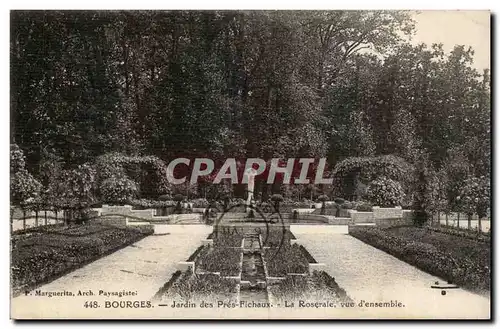 Bourges Cartes postales Jardin des Pres Fichaux La Roseraie Vue d&#39ensemble