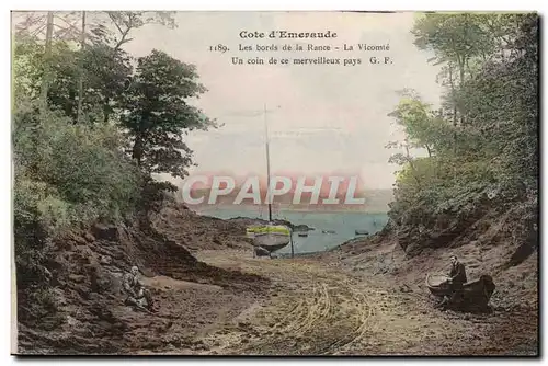 Cote d&#39Emeraude Cartes postales Les bords de la Rance La Vicomte Un coin de ce merveilleux pays