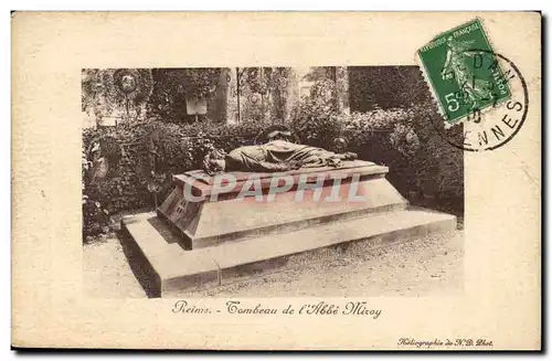 Reims Cartes postales Tombeau de l'abbe Miroy