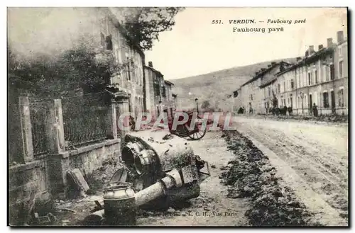 Verdun Ansichtskarte AK FAubourg pave