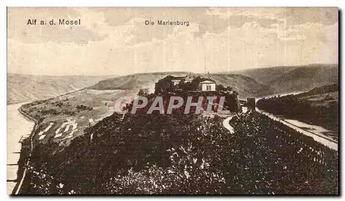 Allemagne Alf a d Mossel Cartes postales Die Marienburg