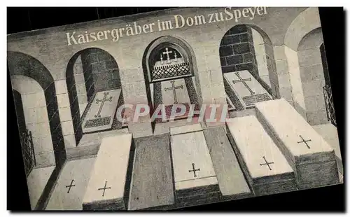 Allemagne Kaisergraber im Dom zu Speyer Ansichtskarte AK