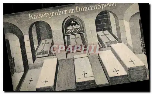 Allemagne Kaisergraber im Dom zu Speyer Cartes postales