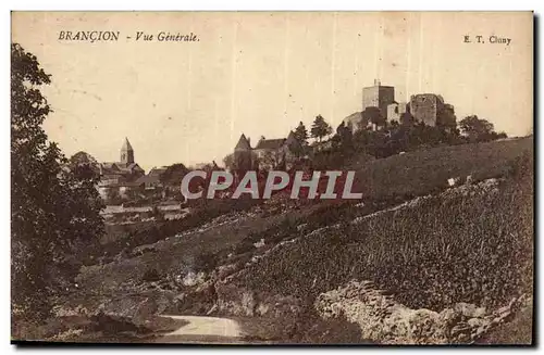 Brancion Cartes postales Vue generale