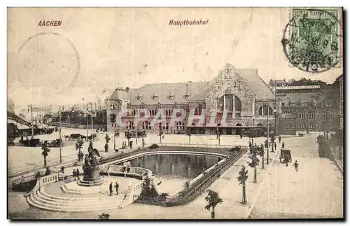 Allemagne Cartes postales Aachen Hauptbahnhof
