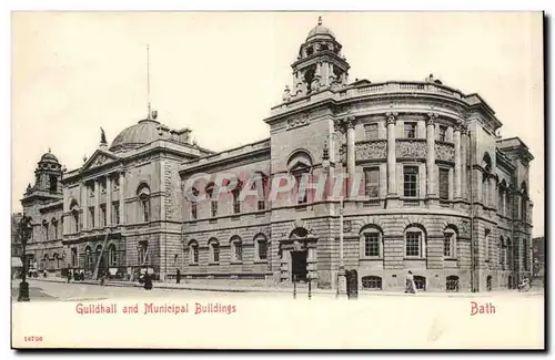 Great Britain Guildhall and Municipal buildings Cartes postales Bath