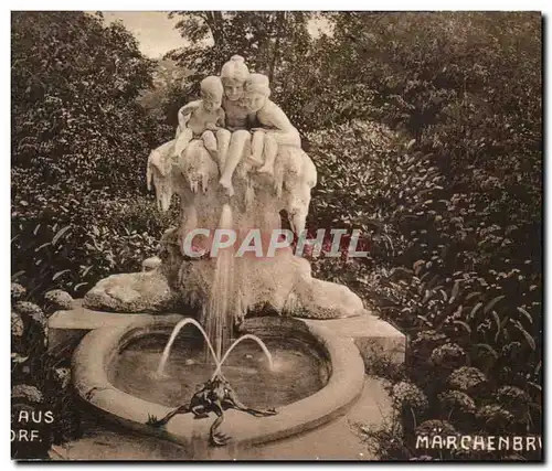 Allemagne gruss aus Dusseldorf Marchenbrunnen