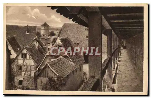 Allemagne rothenburg Cartes postales Stadtmauerpartie am Klingentor