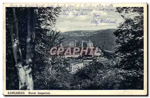 Allemagne Karlsbad Cartes postales Hotel Imperial