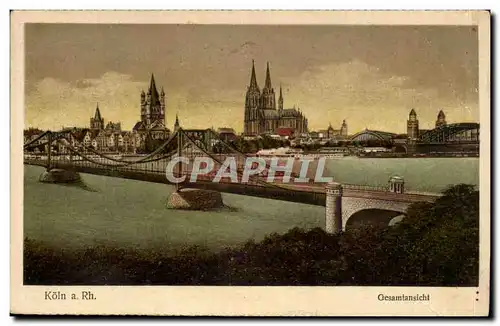 Allemagne Koln a Rhein Cartes postales Gesamtansicht
