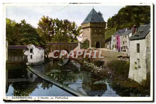 Luxembourg Cartes postales L'Alzette au Pfaffenthal