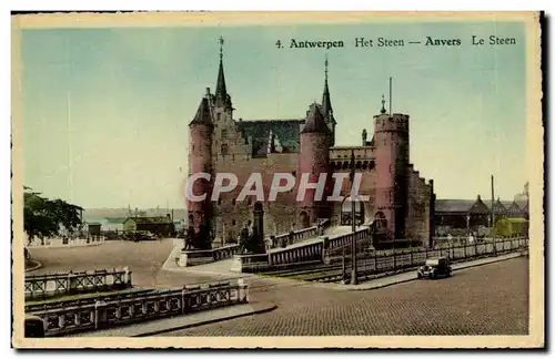 Belgie Belgique Antwerpen Cartes postales Le steen