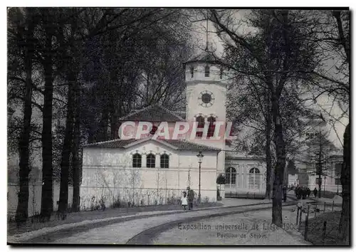 Belgie Belgique Cartes postales Exposition de Liege 1905 Pavillon de Serbie Serbia