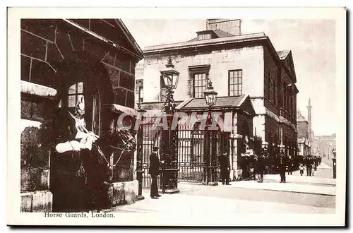 Grande Bretagne Londres London Cartes postales Horse guards