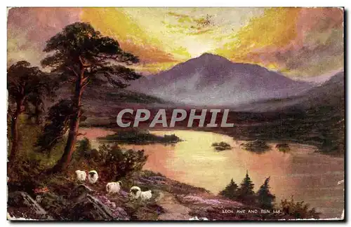 Great Britain Loch Awe and Ben Lui