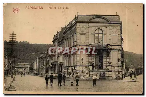 Belgie Belgique Pepinster Ansichtskarte AK Hotel de ville