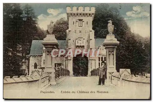 Belgique Belgie Pepinster Ansichtskarte AK entree du chateau des Mazures