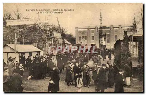 Belgique Belgie La foire commerciale officielle de Bruxelles Cartes postales Le palais de l&#39hbaitation