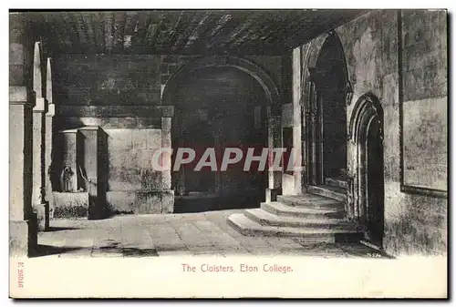 Great BRitain Cartes postales Eton College The cloisters