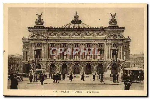 Paris Cartes postales opera