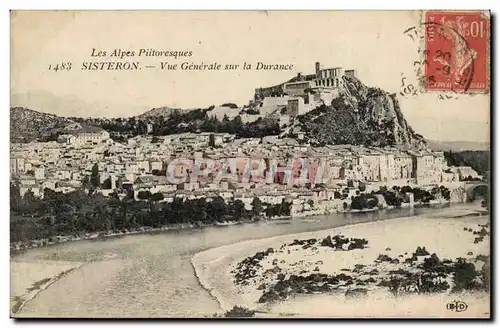 Sisteron Ansichtskarte AK Vue generale sur la Durance