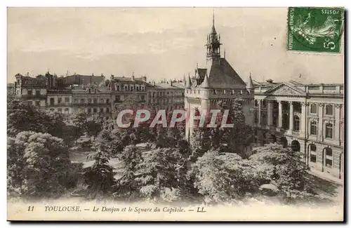 Toulouse Ansichtskarte AK Le donjon et square du capitole