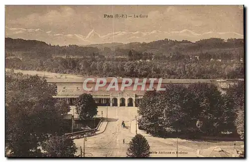 Pau Cartes postales La gare