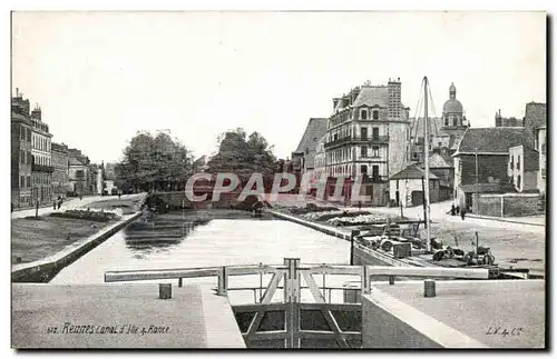 Rennes Ansichtskarte AK Canal d&#39ile de France