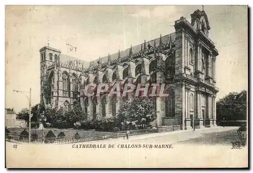 Cartes postales Cathedrale de Chalons sur Marne