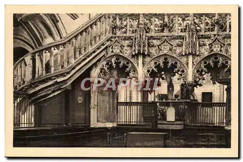 Troyes Ansichtskarte AK Le Jube de l&#39eglise Marie MAdeleine construit par Jean Gaide