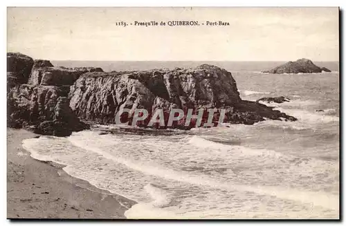 Cartes postales Presqu'ile de Quiberon Port Bara